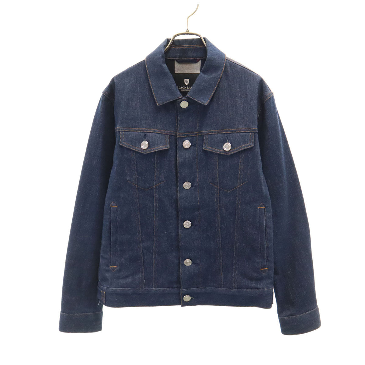 BLACK LABEL CRESTBRIDGE Denim Trucker Jacket Indigo Size M