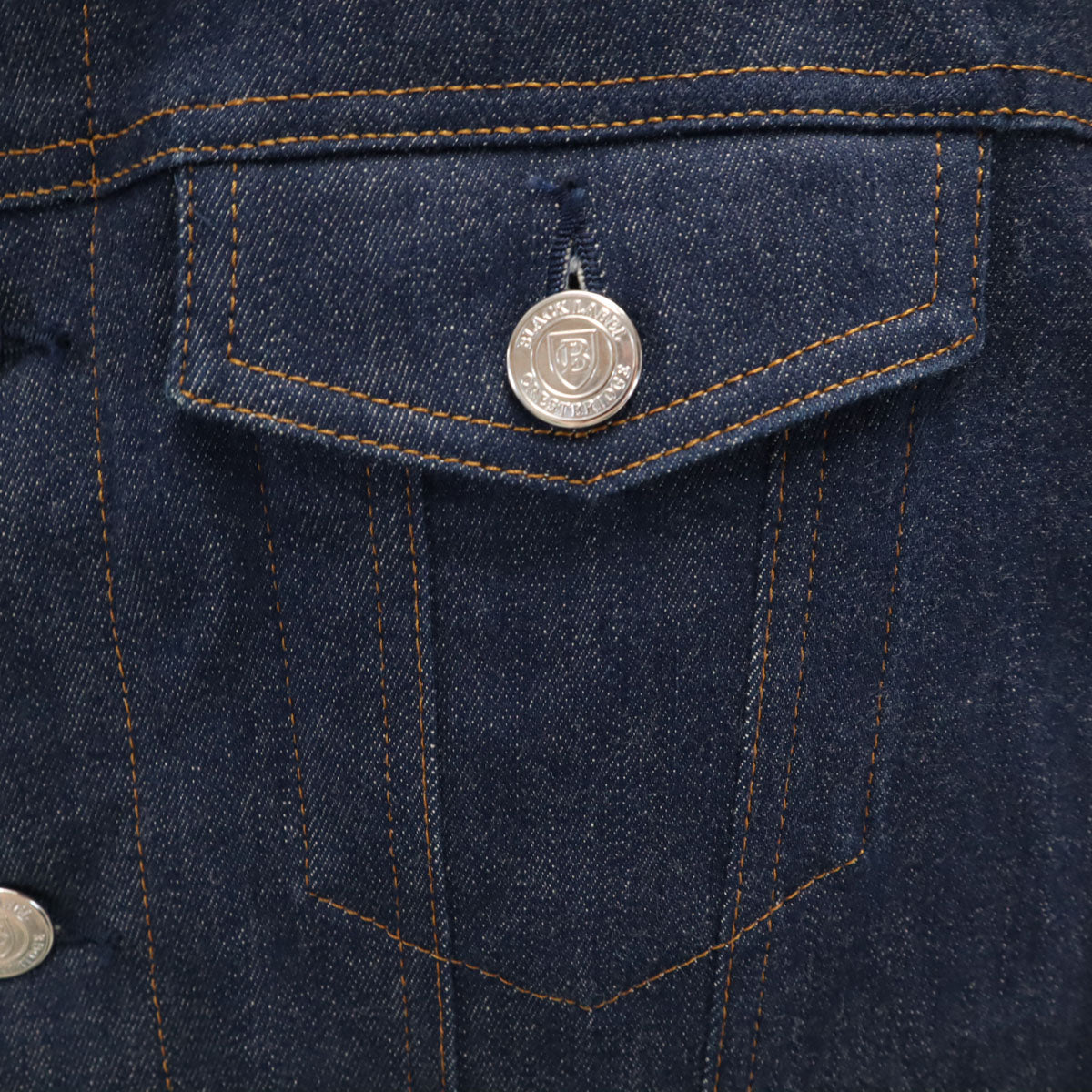 BLACK LABEL CRESTBRIDGE Denim Trucker Jacket Indigo Size M