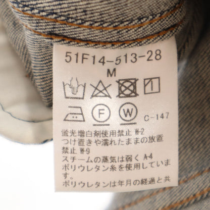 BLACK LABEL CRESTBRIDGE Denim Trucker Jacket Indigo Size M