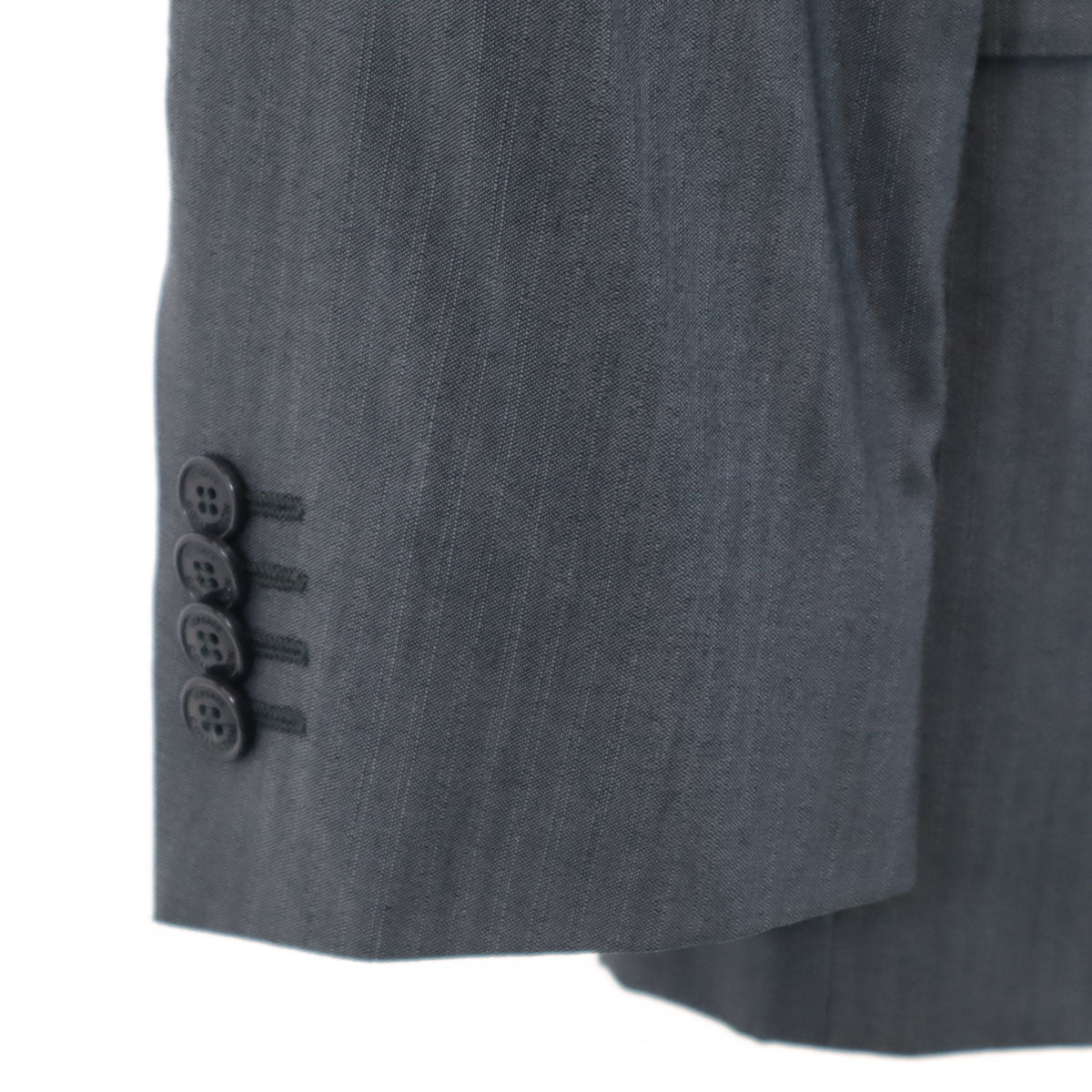 VERSACE COLLECTION Striped Suit Gray Size XL