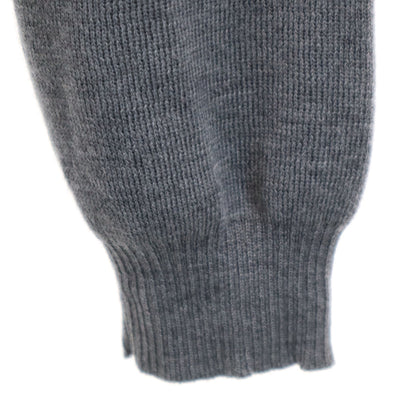 JIL SANDER Italian Made Long Sleeve Sweater Gray Size 44