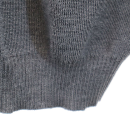 JIL SANDER Italian Made Long Sleeve Sweater Gray Size 44