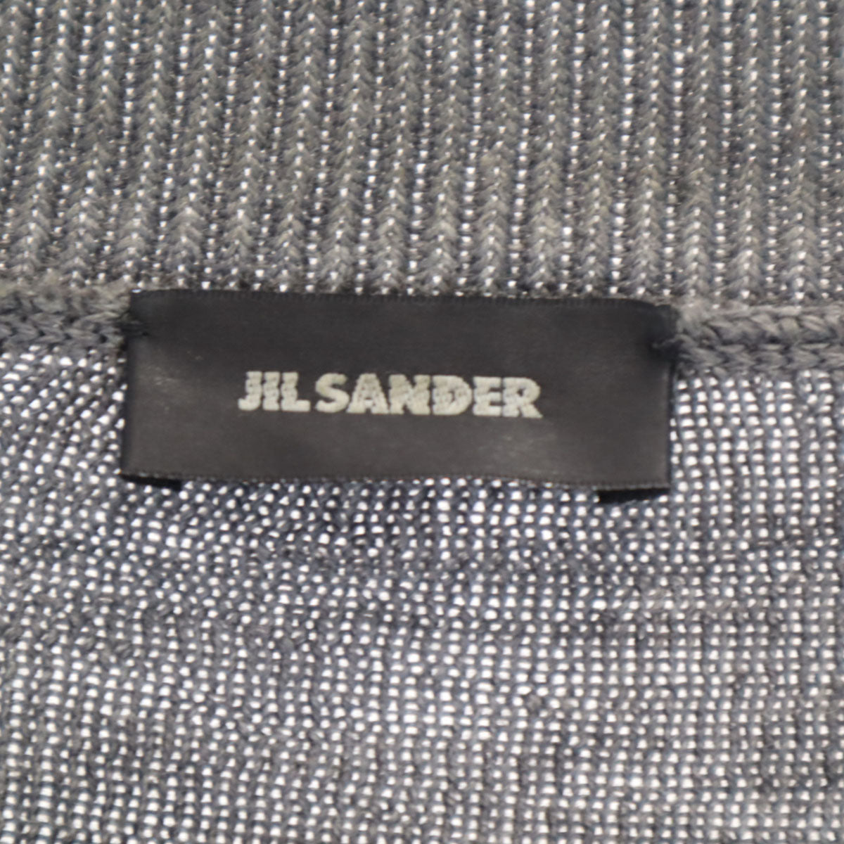 JIL SANDER Italian Made Long Sleeve Sweater Gray Size 44