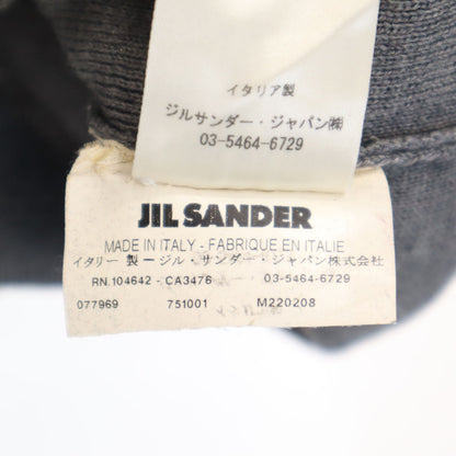 JIL SANDER Italian Made Long Sleeve Sweater Gray Size 44