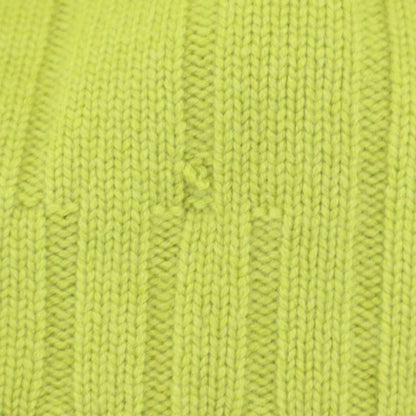 HERMES Cashmere Long Sleeve Half Zip Sweater Green Size XXL