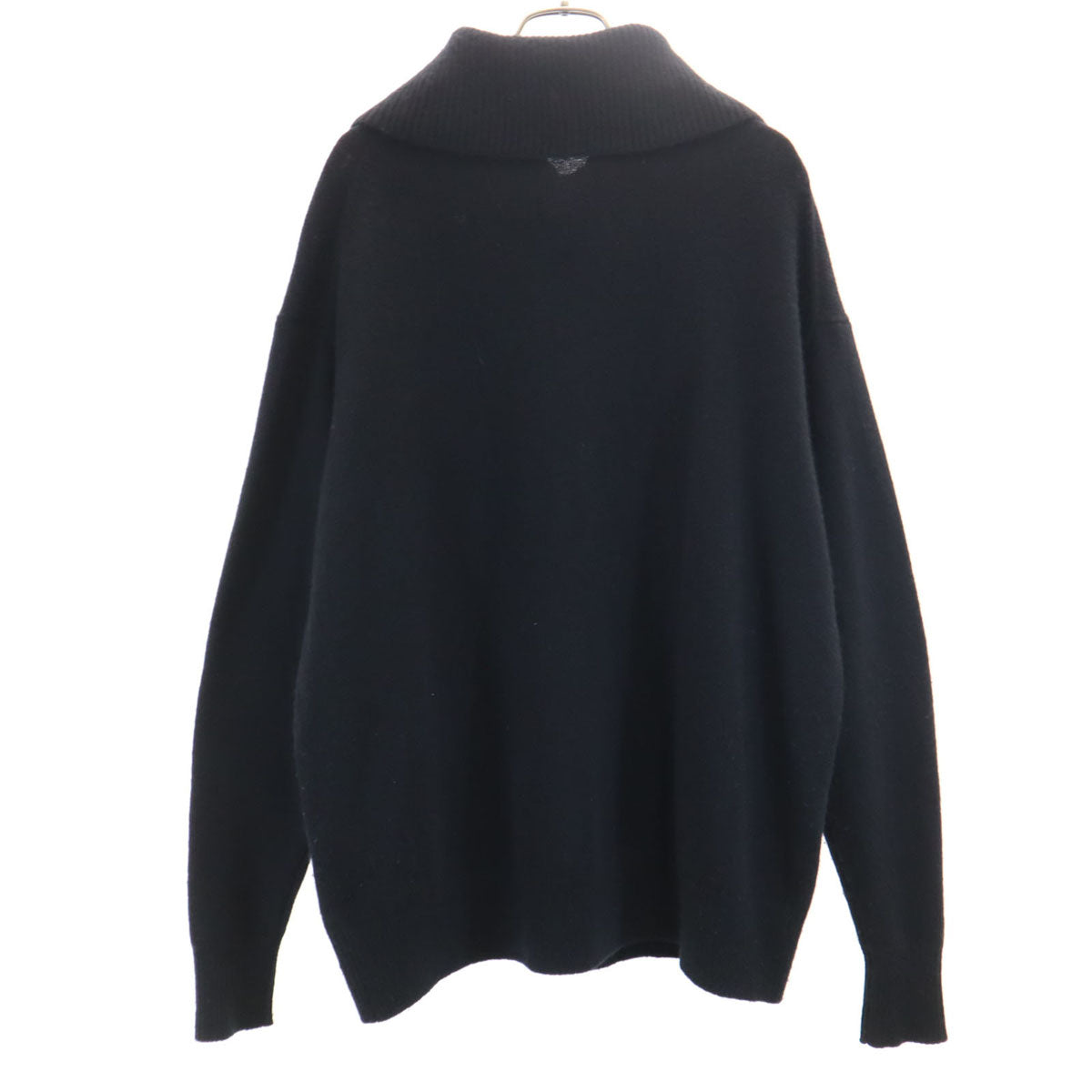 STUDIO NICHOLSON Half-Zip Sweater Black