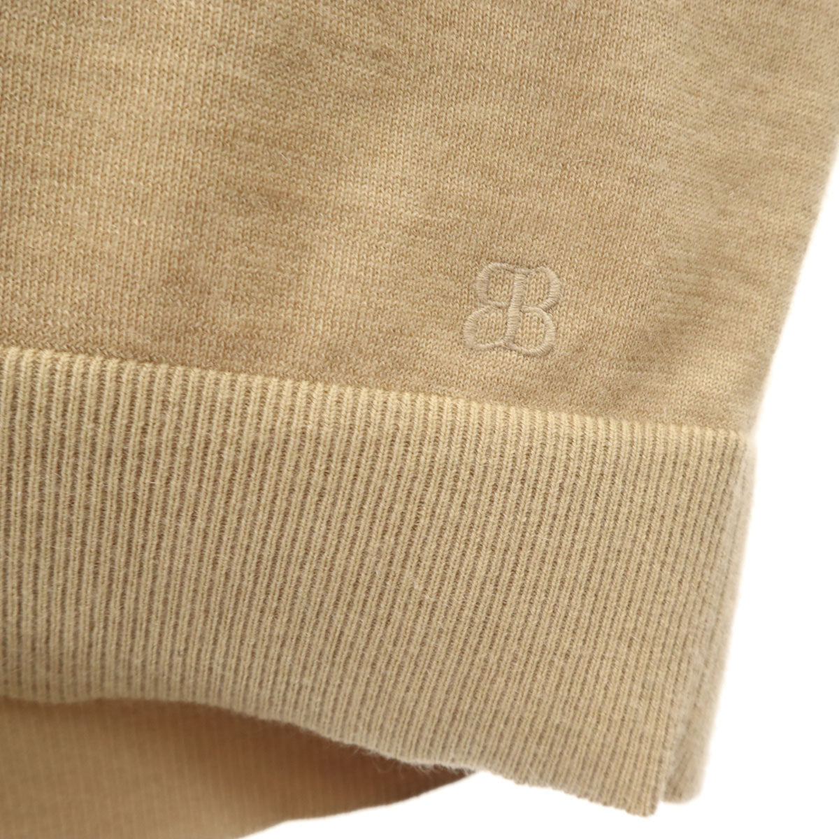 BALENCIAGA V-Neck Sweater Beige Size 38