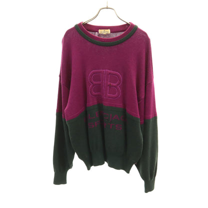 BALENCIAGA SPORT 90s Sweater Purple Size L