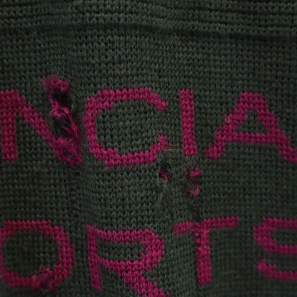BALENCIAGA SPORT 90s Sweater Purple Size L