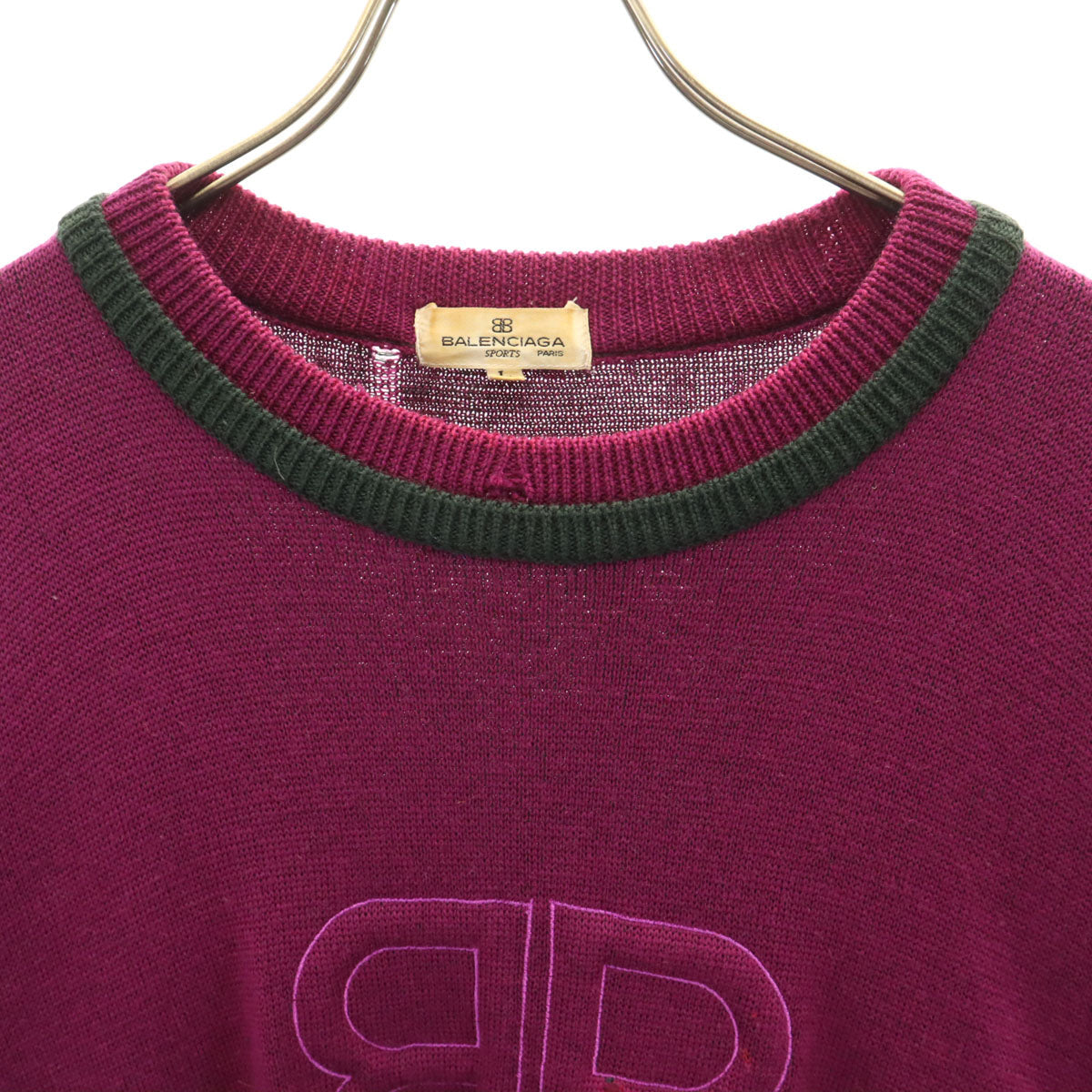 BALENCIAGA SPORT 90s Sweater Purple Size L