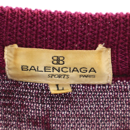BALENCIAGA SPORT 90s Sweater Purple Size L
