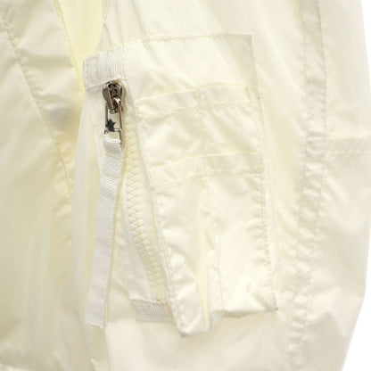 MONCLER Sacai SORA GIUBBOTTO Hooded Down Coat Ivory