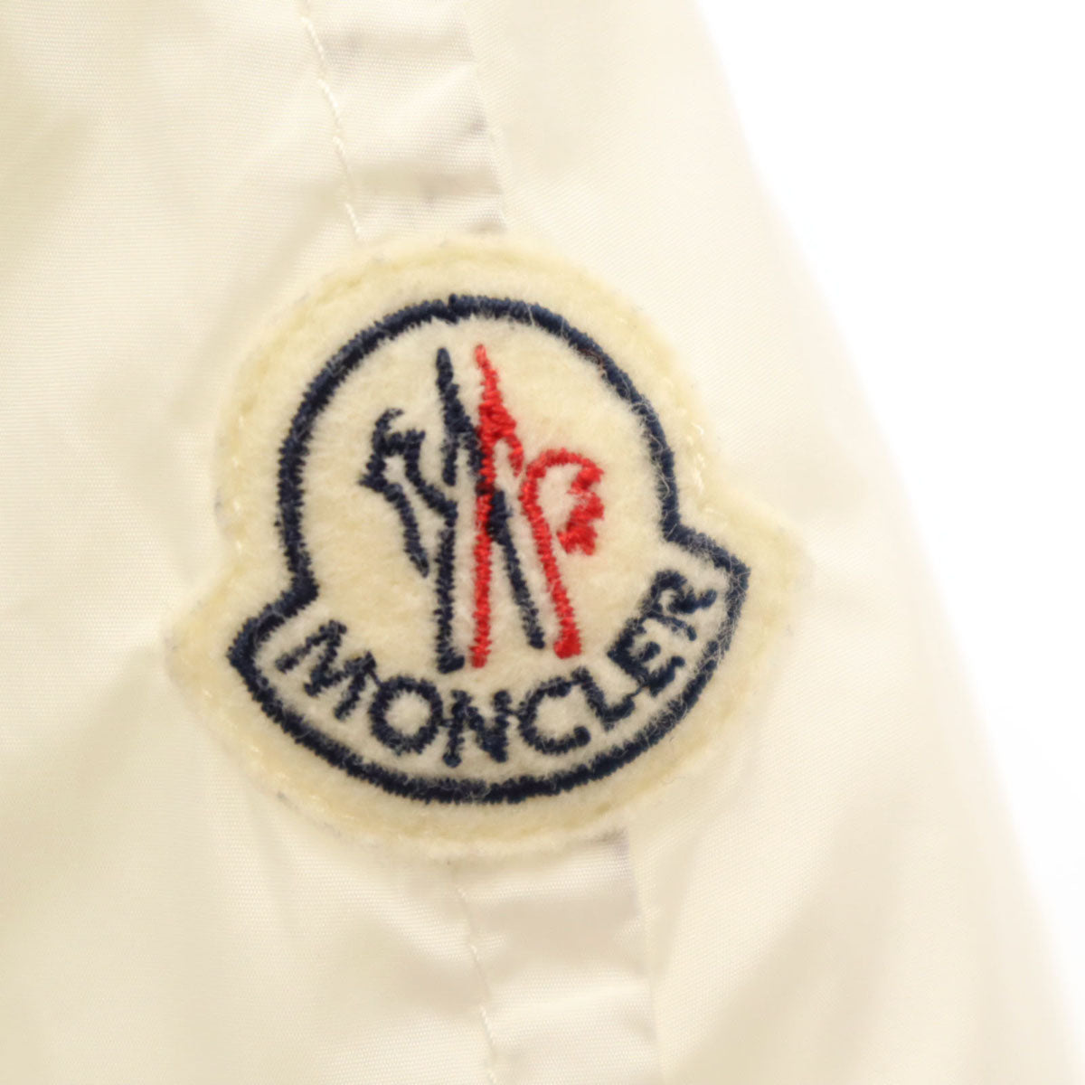 MONCLER Sacai SORA GIUBBOTTO Hooded Down Coat Ivory