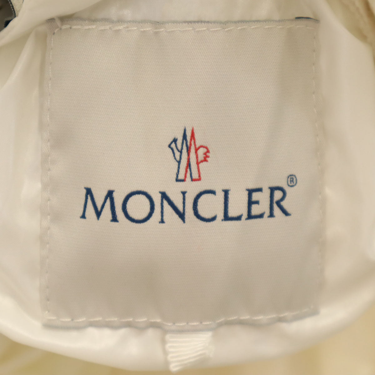 MONCLER Sacai SORA GIUBBOTTO Hooded Down Coat Ivory