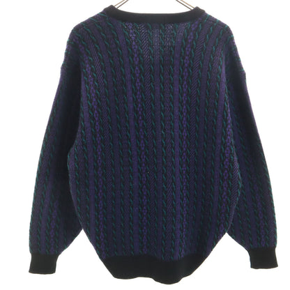 Christian Dior MONSIEUR 90s Stripe Sweater Purple Size L
