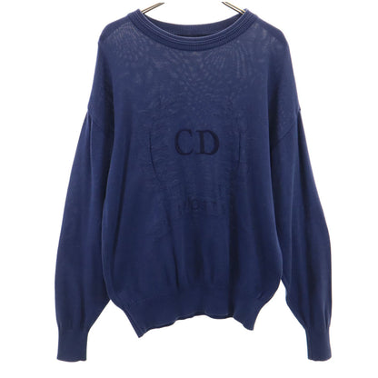 Christian Dior SPORTS 90s Long Sleeve Sweater Blue Size L