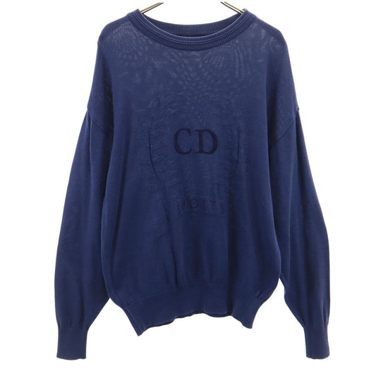 Christian Dior SPORTS 90s Long Sleeve Sweater Blue Size L