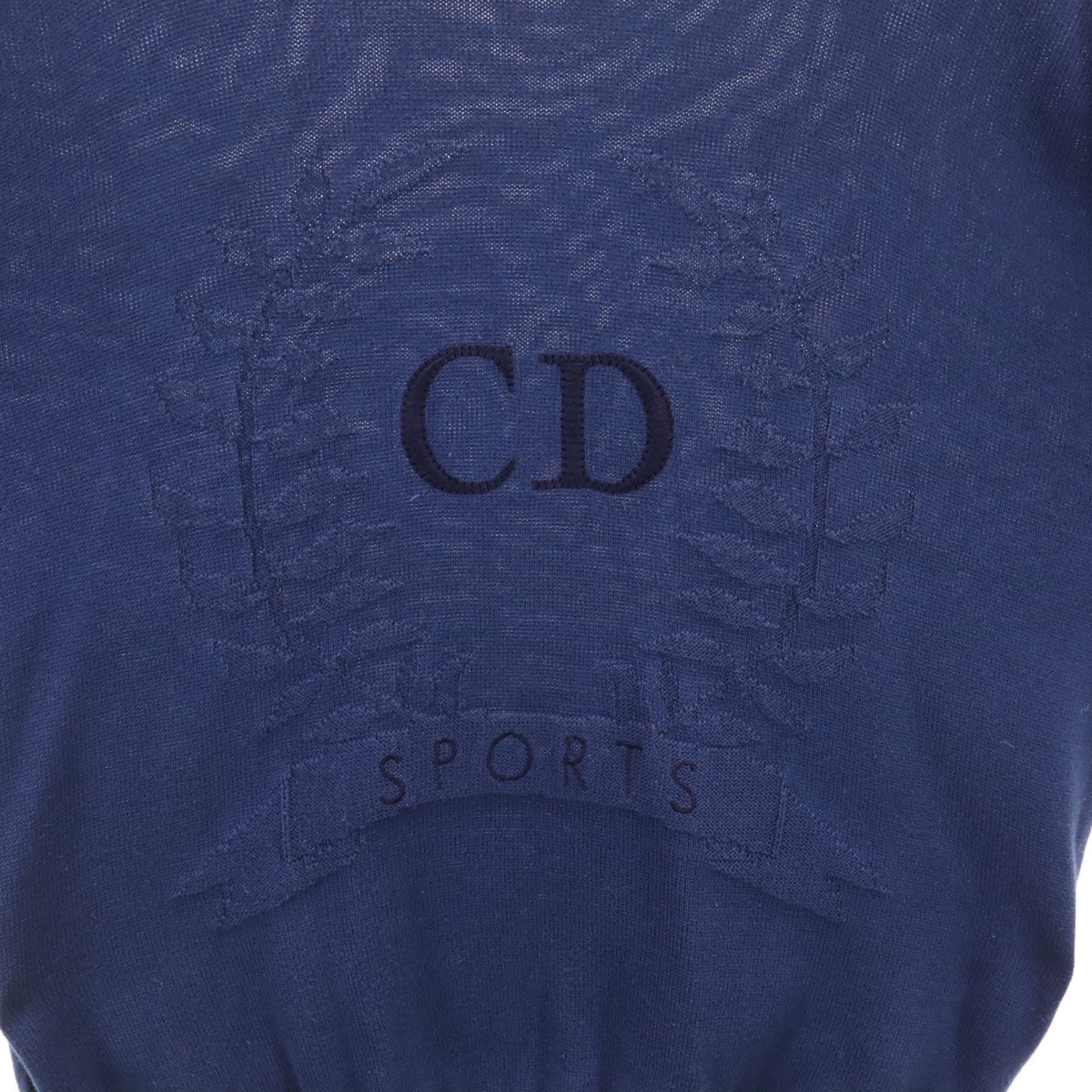Christian Dior SPORTS 90s Long Sleeve Sweater Blue Size L