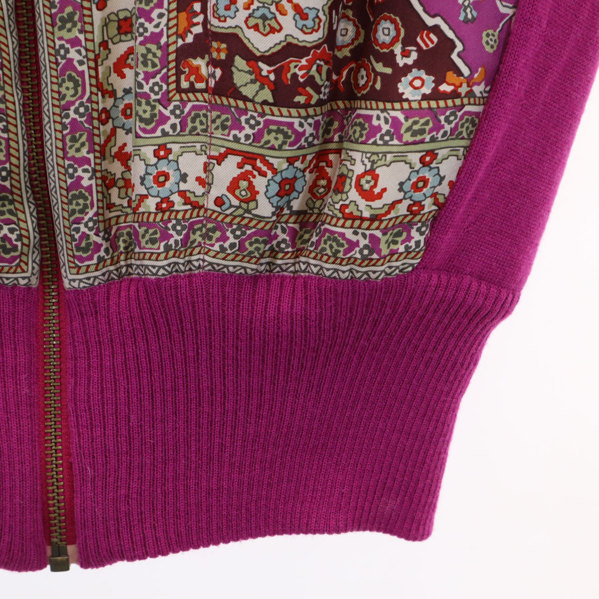 ETRO Floral Padded Vest Magenta Size 48