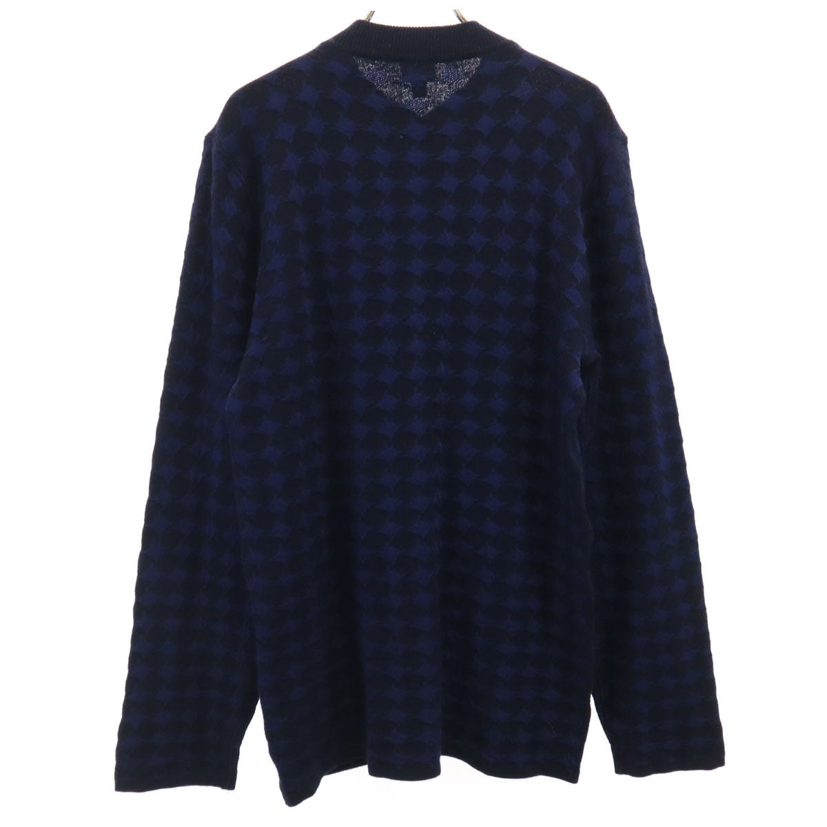 ARMANI COLLEZIONI Italy All-Over Cardigan Navy Size XL