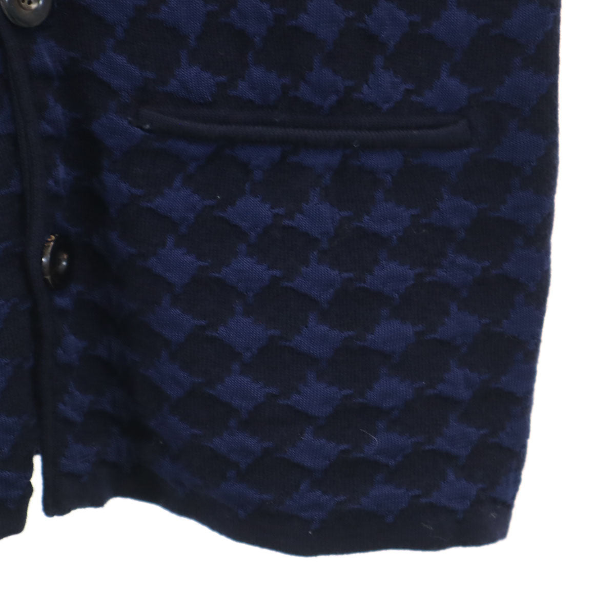 ARMANI COLLEZIONI Italy All-Over Cardigan Navy Size XL