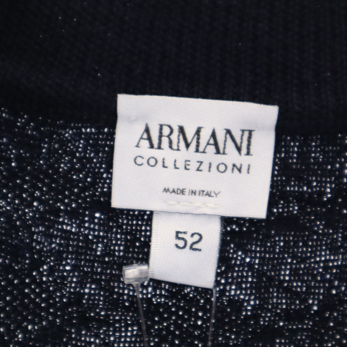 ARMANI COLLEZIONI Italy All-Over Cardigan Navy Size XL