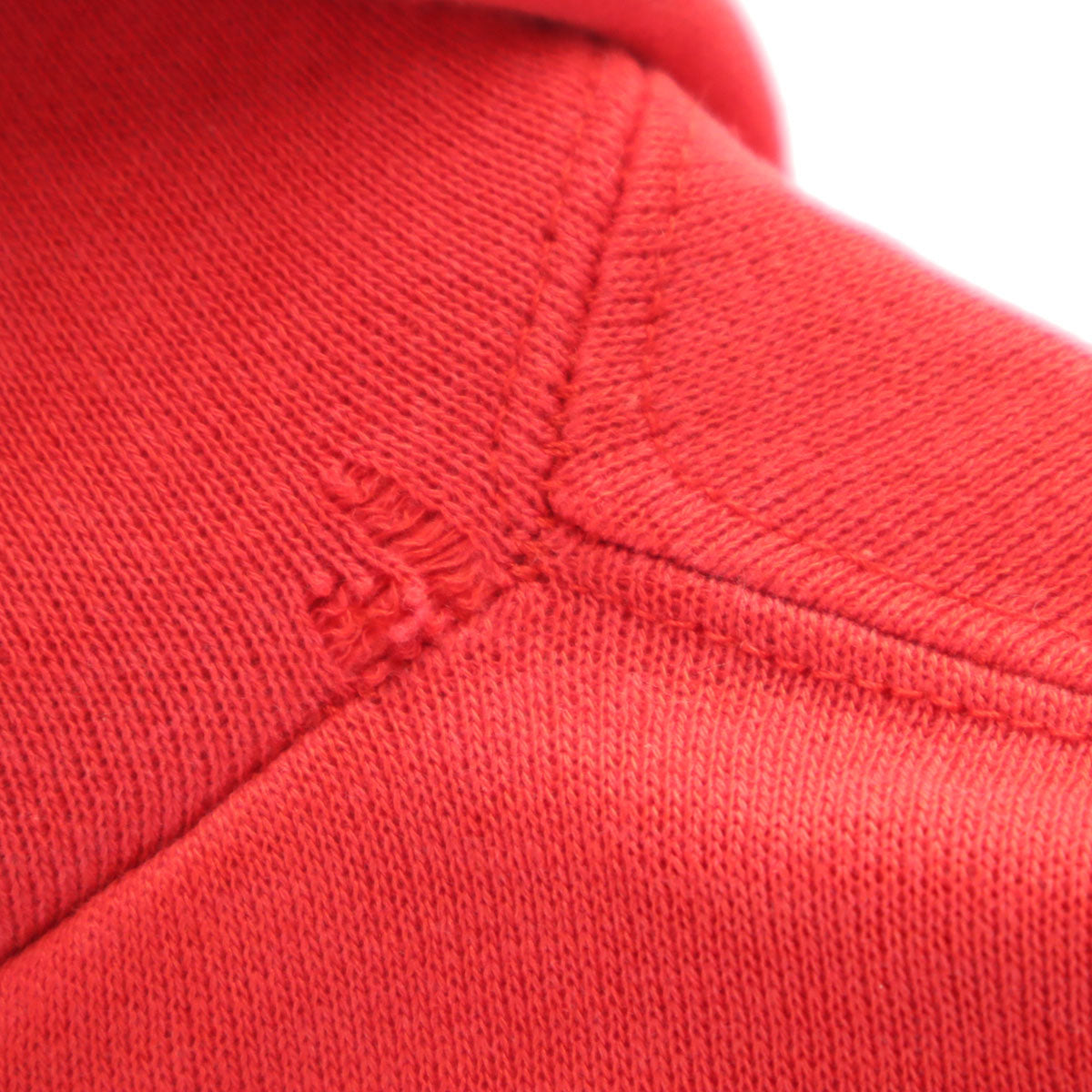 RUSSELL 70s USA Vintage Gold Tag Long Hoodie Red Size M