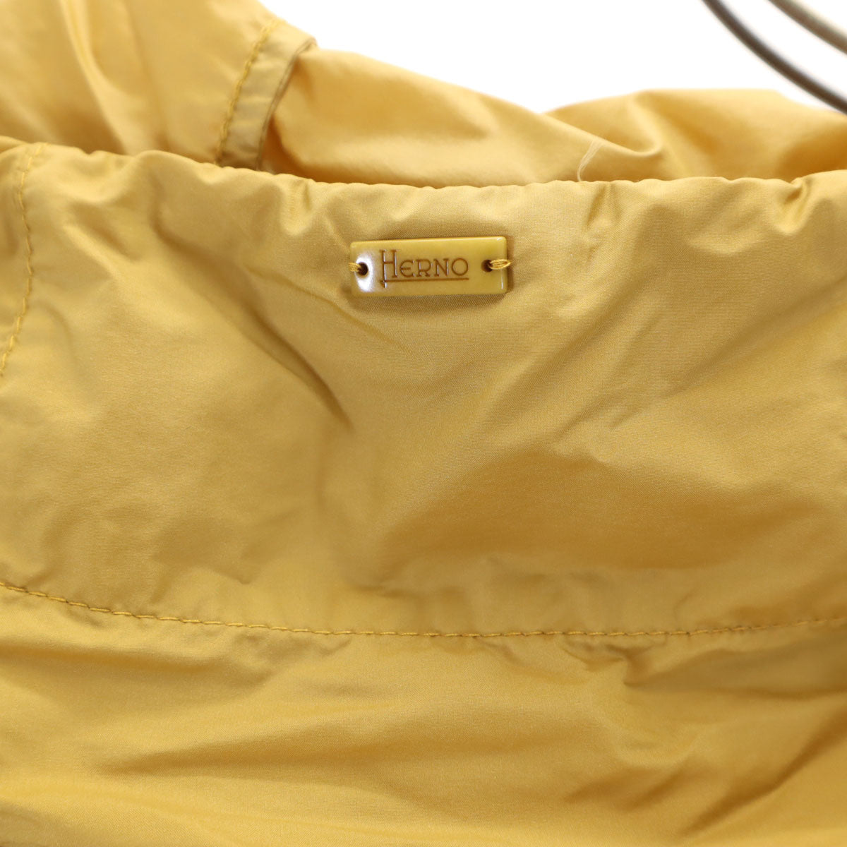 HERNO Globe Made in Italy Windbreaker Jacket Camel Size 40