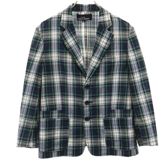 tricot COMME des GARCONS 00s Checkered Blazer Navy Size M