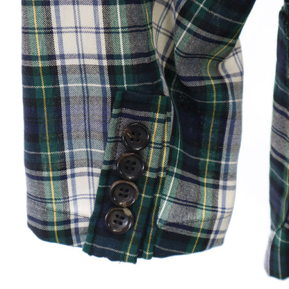 tricot COMME des GARCONS 00s Checkered Blazer Navy Size M