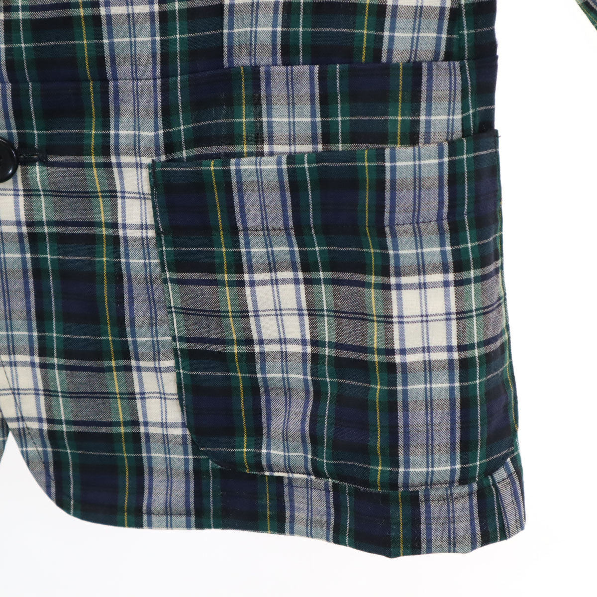 tricot COMME des GARCONS 00s Checkered Blazer Navy Size M