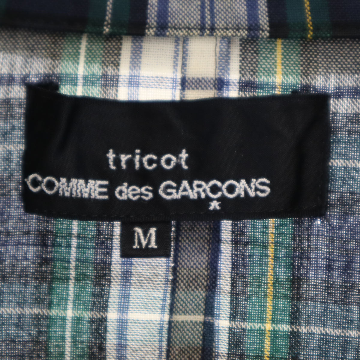 tricot COMME des GARCONS 00s Checkered Blazer Navy Size M