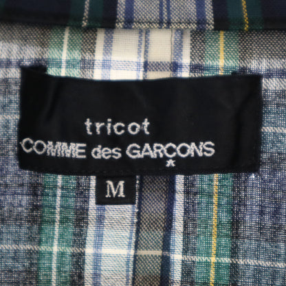 tricot COMME des GARCONS 00s Checkered Blazer Navy Size M