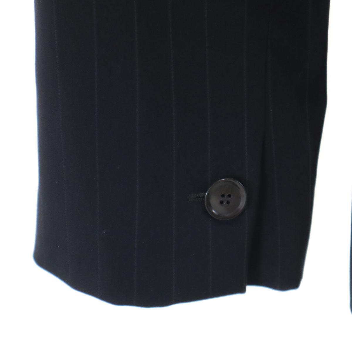 GIORGIO ARMANI 90s Black Striped Jacket Size 40