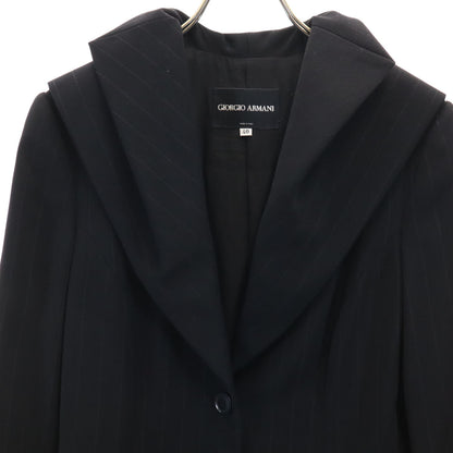 GIORGIO ARMANI 90s Black Striped Jacket Size 40