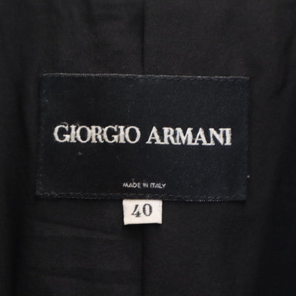 GIORGIO ARMANI 90s Black Striped Jacket Size 40
