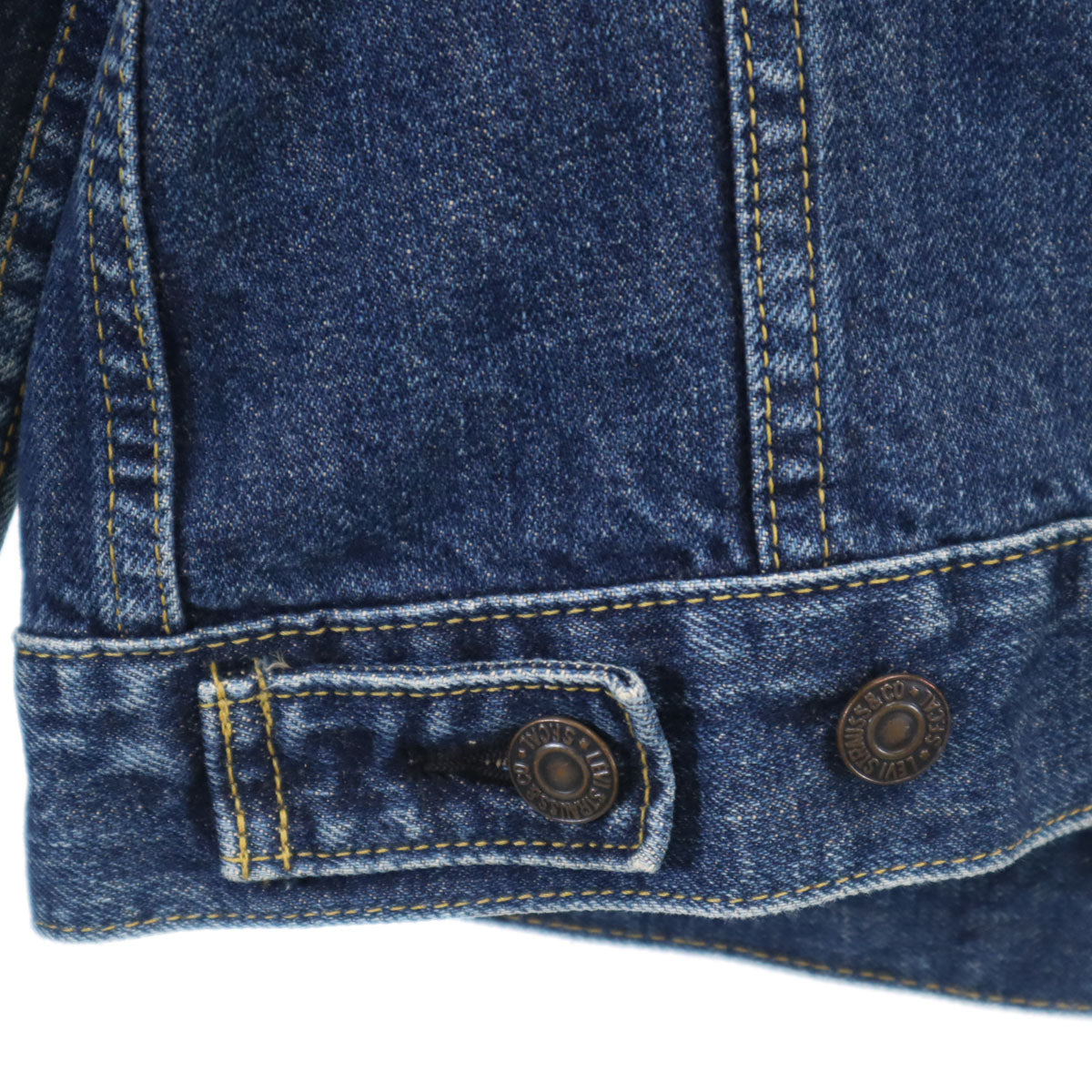 Levi's 90s 557 Big E Washed Blue Trucker Jacket Size 36
