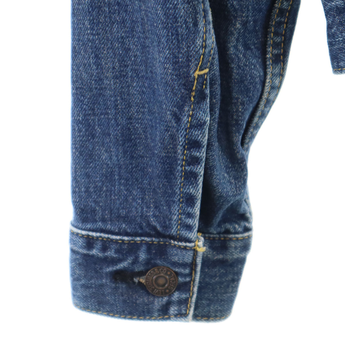 Levi's 90s 557 Big E Washed Blue Trucker Jacket Size 36