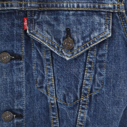 Levi's 90s 557 Big E Washed Blue Trucker Jacket Size 36