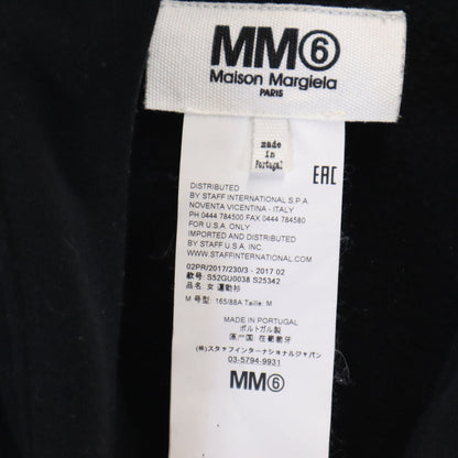 MM6 Long Sleeve Sweat Hoodie Black Size M