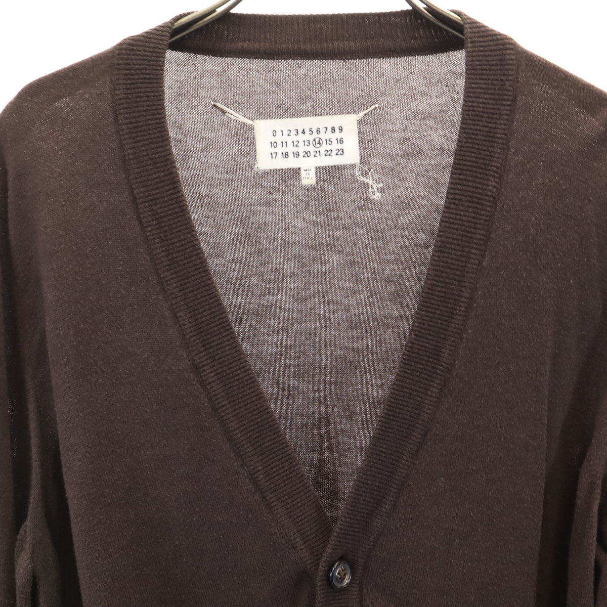 Maison Martin Margiela Italian V-Neck Cardigan Size S