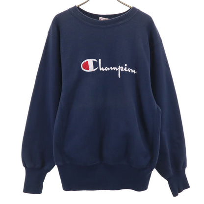 Champion 80s USA Vintage Reverse Sweatshirt Navy Size M