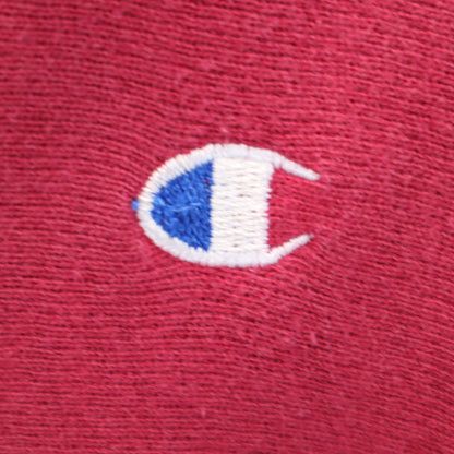 Champion '90s USA Reverse Weave Cardigan Red Sweatshirt Size L