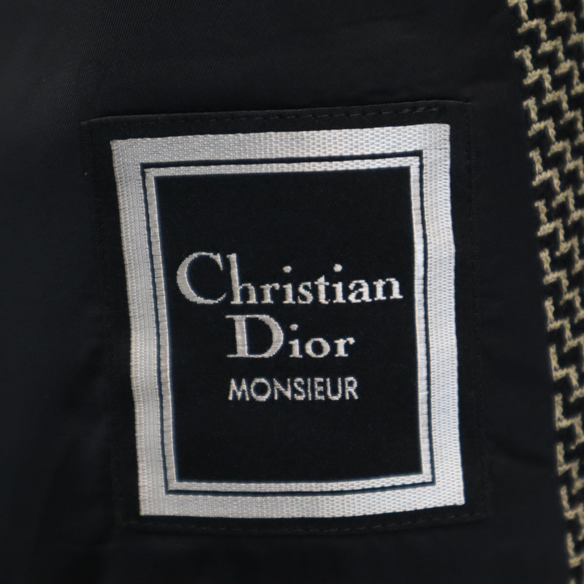 Christian Dior MONSIEUR Pattern Tailored Blazer Size M