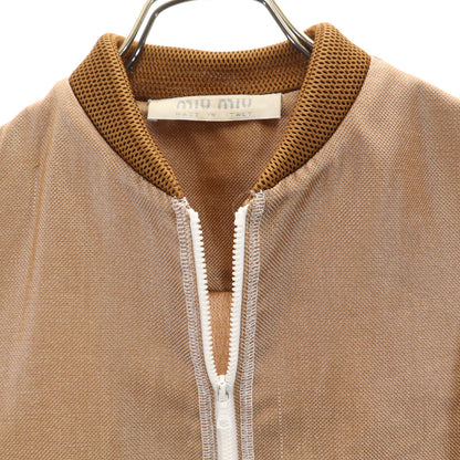 MIUMIU Brown Blouson Jacket Size 38