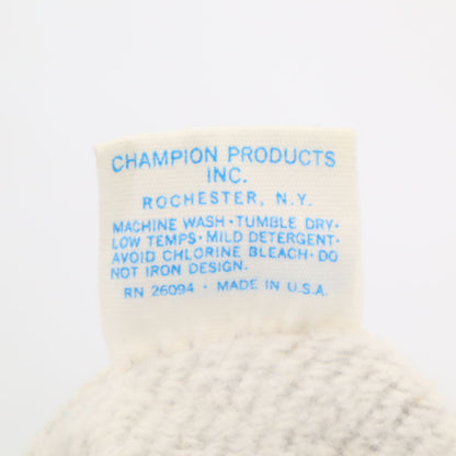 Champion 70s 80s USA Harvard Long Sleeve Hoodie Gray Size XL