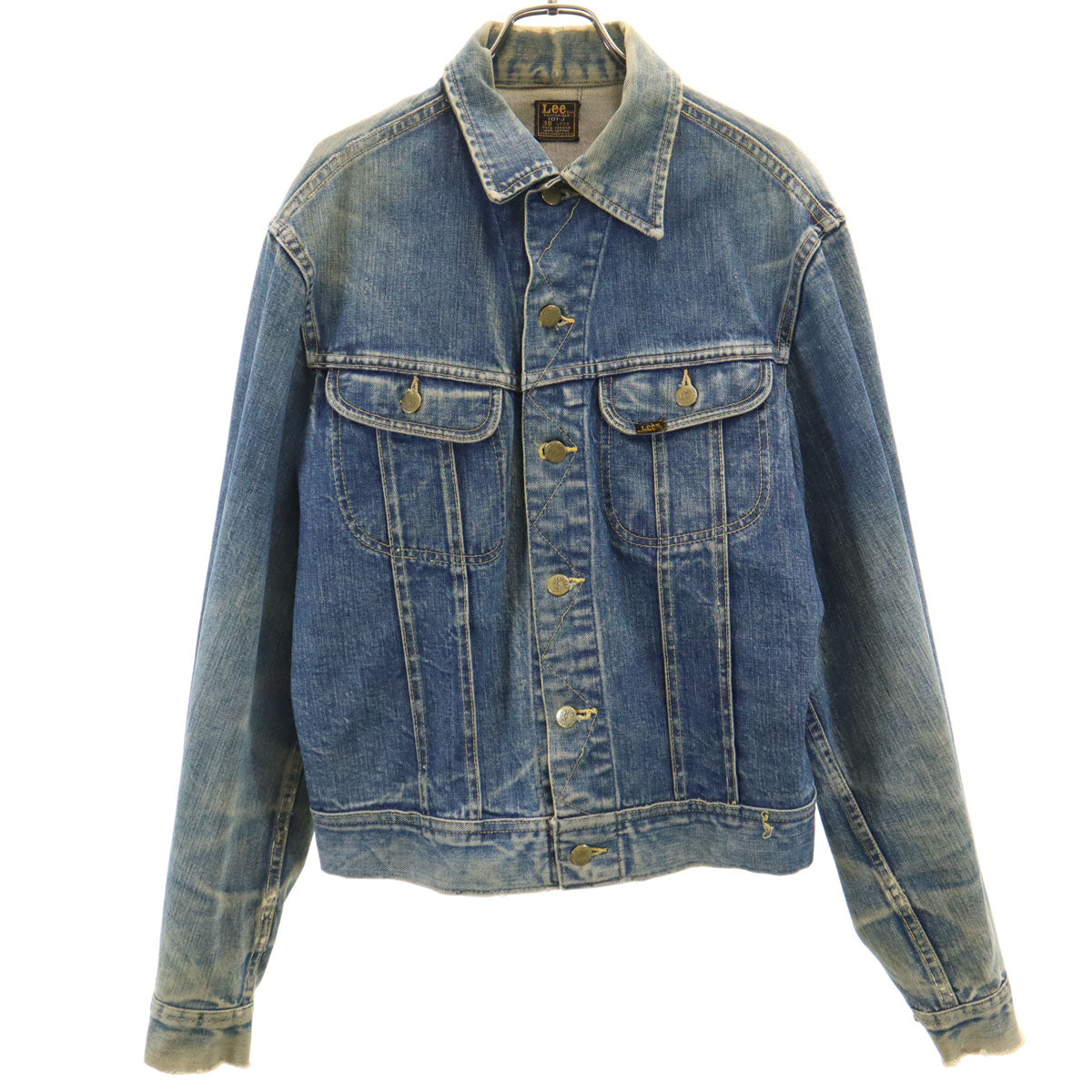 Lee 70s USA Made Vintage Washed Blue Denim Jacket Size 38