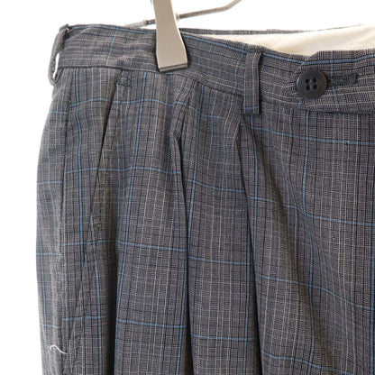 SAINT LAURENT 70s/80s Rive Gauche Check Suit Gray Size 50