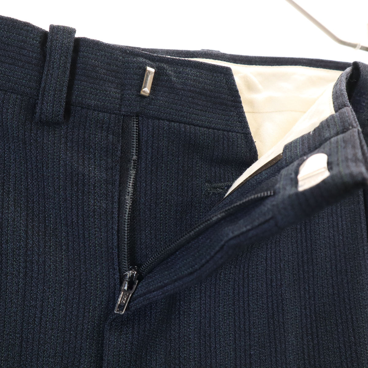 GIVENCHY 90s Striped Double-Breasted Suit Navy Size 102-98-180