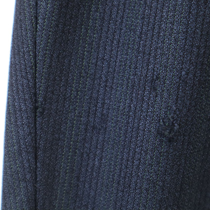 GIVENCHY 90s Striped Double-Breasted Suit Navy Size 102-98-180